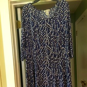 Plus size Dress 1X/2X in Print Nwot